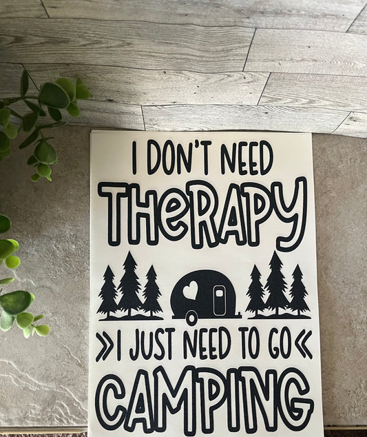 SCREEN PRINT Camping Theapry