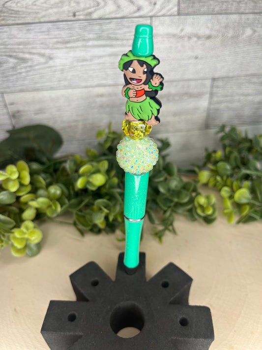 Lilo Mint Bling Pen