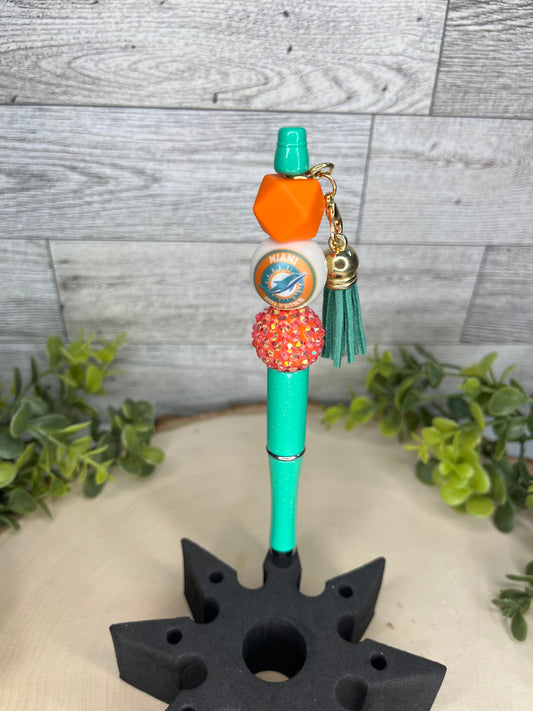 Miami Dolphins Bling Tassel Pen