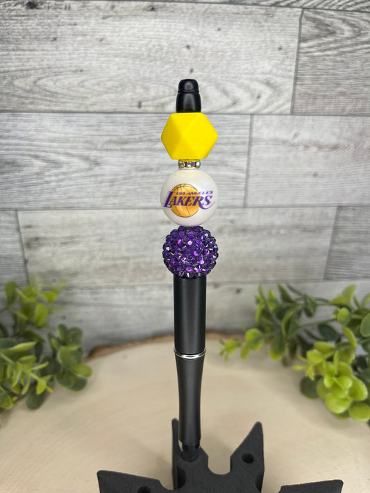 LA Lakers Purple Bling Pen