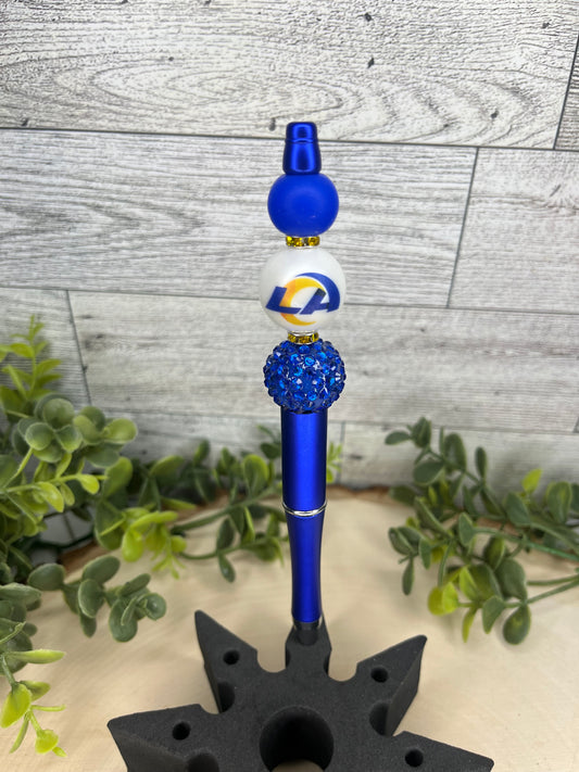 LA Rams Blue Bling Pen