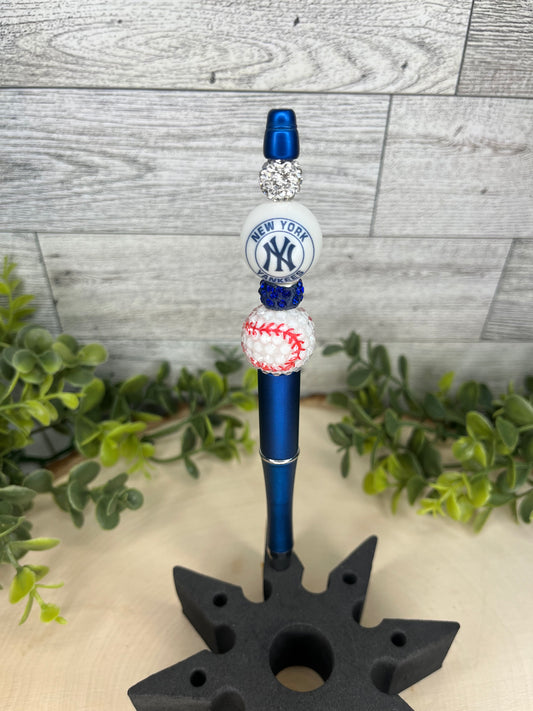 NY Yankees Baseball Bling Pen