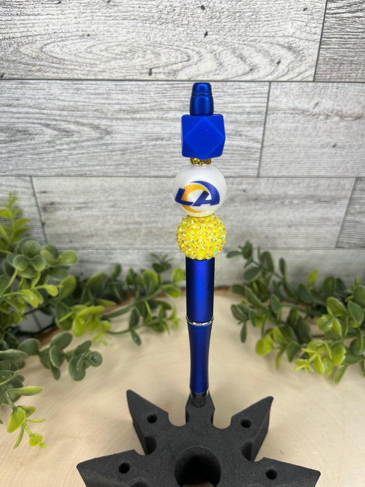 LA Rams Yellow Bling Pen